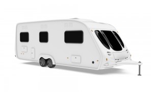 3d rendering of rv trailer