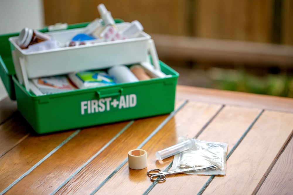 travel first aid kit for RV trips