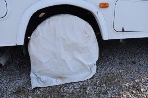 Tire Covers over an Class B RV Tire